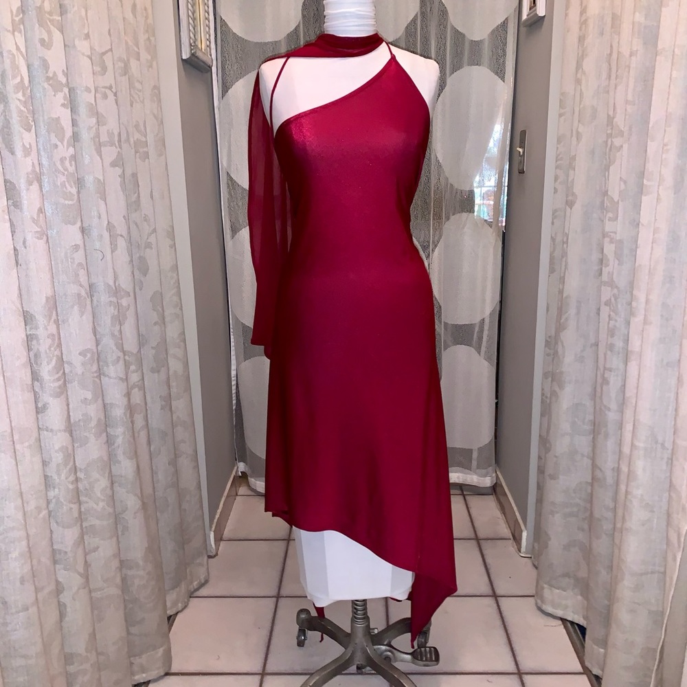 SOLD…Burgundy Dress